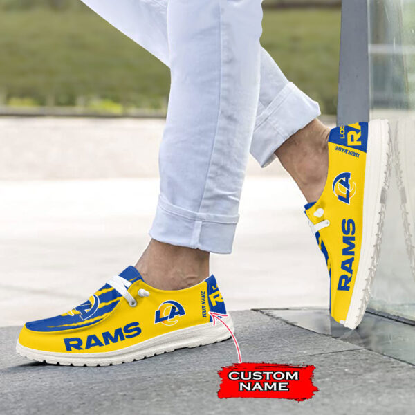 Tubopro Los Angeles Rams Hey Dude Shoes For Men And Women - Image 5