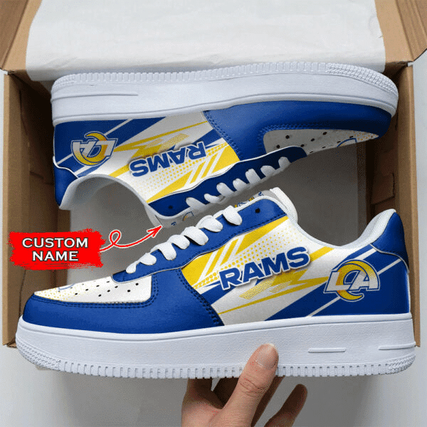Tubopro Los Angeles Rams NFL Air Low-Top Sneakers Shoes For Men And Women