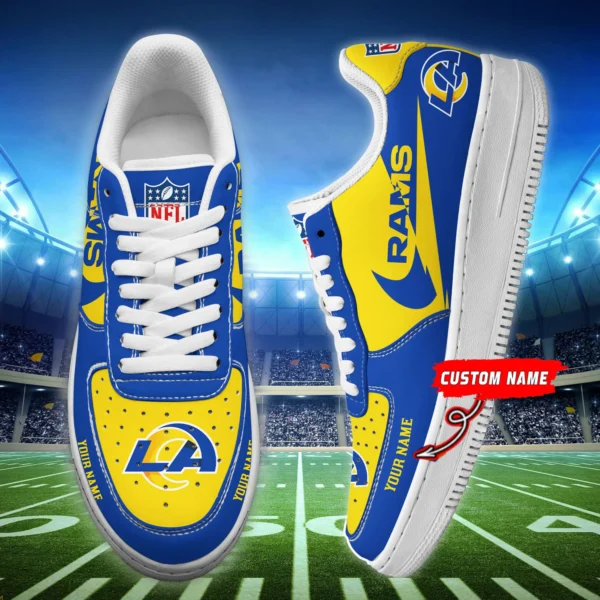Tubopro Los Angeles Rams NFL Air Low-Top Sneakers Shoes For Men And Women