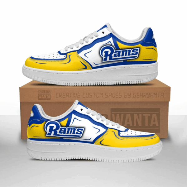Tubopro Los Angeles Rams NFL Air Low-Top Sneakers Shoes For Men And Women