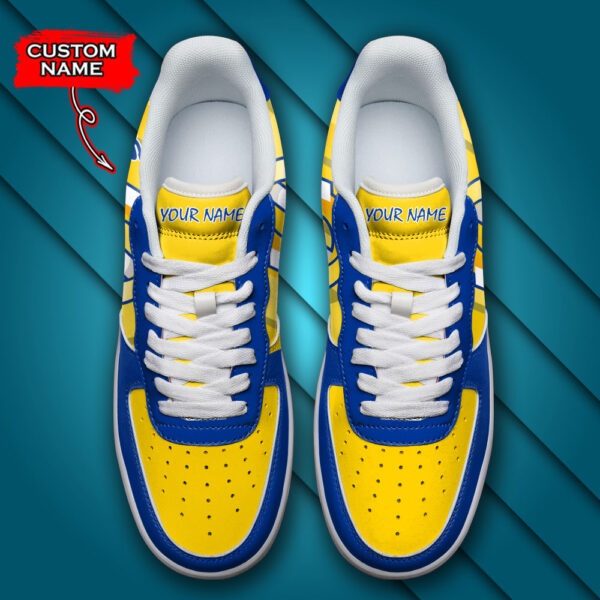 Tubopro Los Angeles Rams NFL Air Low-Top Sneakers Shoes For Men And Women - Image 4
