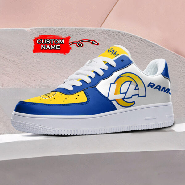Tubopro Los Angeles Rams NFL Air Low-Top Sneakers Shoes For Men And Women - Image 2
