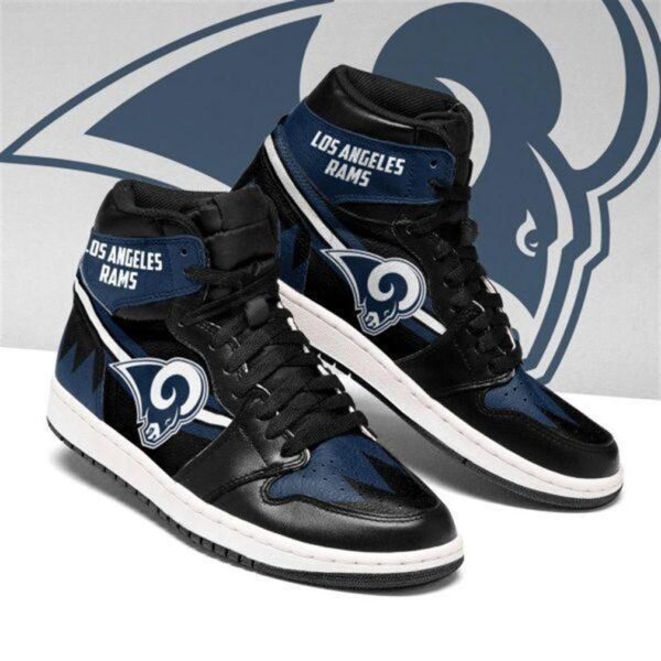 Tubopro Los Angeles Rams NFL AJ1 High Sneakers Shoes For Men And Women