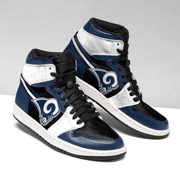 Tubopro Los Angeles Rams NFL AJ1 High Sneakers Shoes For Men And Women