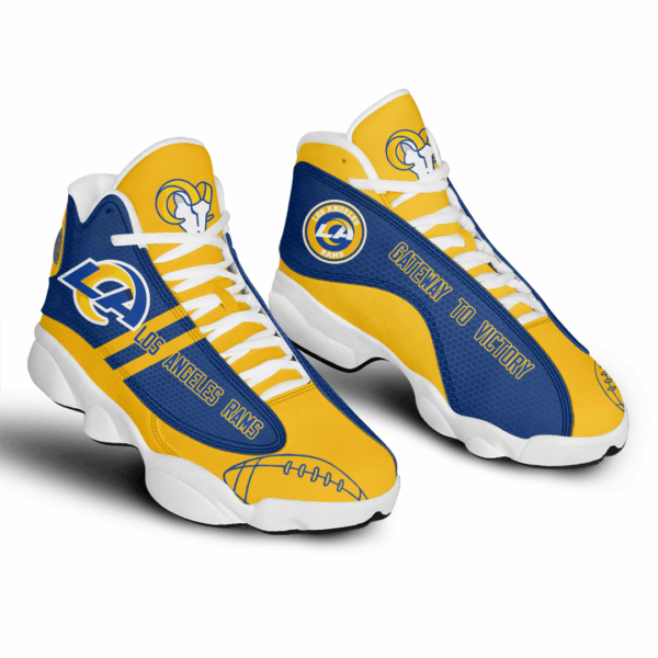 Tubopro Los Angeles Rams NFL AJ13 Sneakers Shoes For Men And Women - Image 2