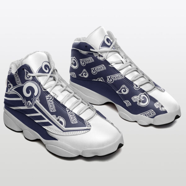 Tubopro Los Angeles Rams NFL AJ13 Sneakers Shoes For Men And Women - Image 2
