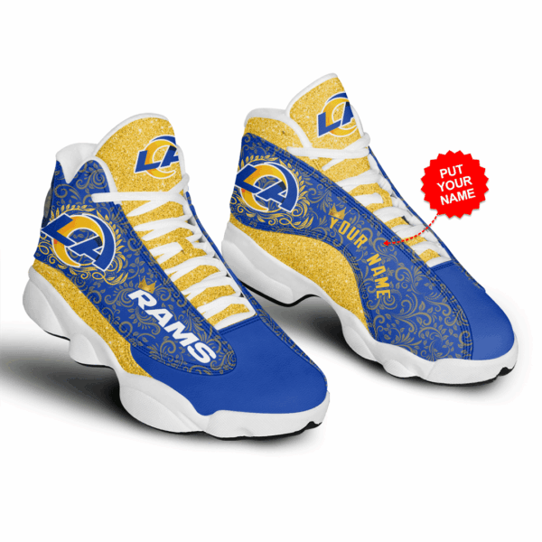 Tubopro Los Angeles Rams NFL AJ13 Sneakers Shoes For Men And Women - Image 2