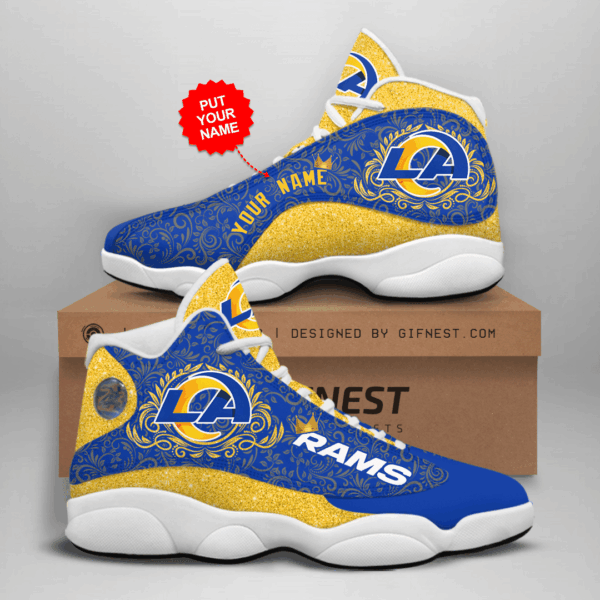 Tubopro Los Angeles Rams NFL AJ13 Sneakers Shoes For Men And Women