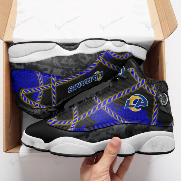 Tubopro Los Angeles Rams NFL AJ13 Sneakers Shoes For Men And Women - Image 2