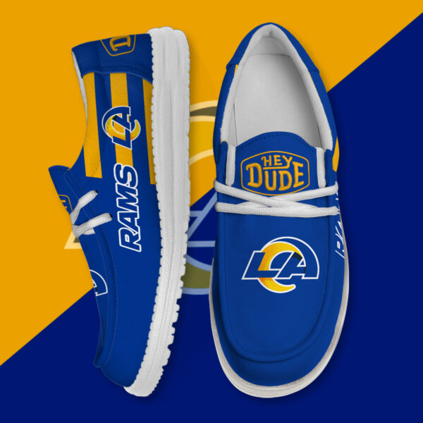Tubopro Los Angeles Rams Personalized Hey Dude Shoes For Men And Women