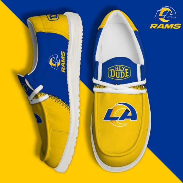 Tubopro Los Angeles Rams Personalized Hey Dude Shoes For Men And Women