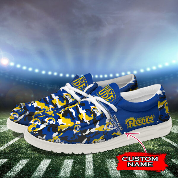 Tubopro Los Angeles Rams Personalized Hey Dude Shoes For Men And Women - Image 3