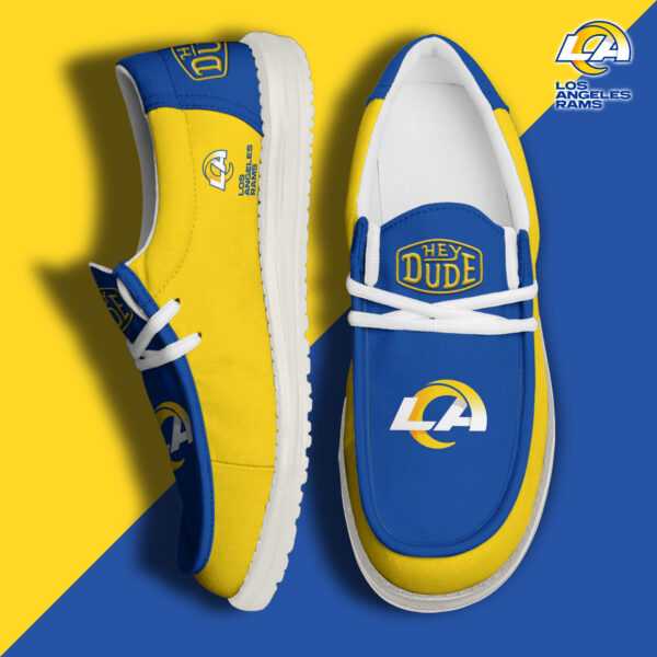 Tubopro Los Angeles Rams Personalized Hey Dude Shoes For Men And Women