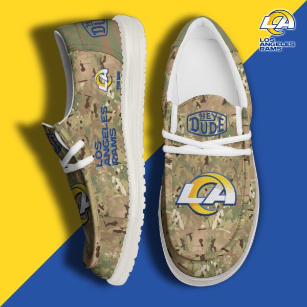 Tubopro Los Angeles Rams Personalized Hey Dude Shoes For Men And Women