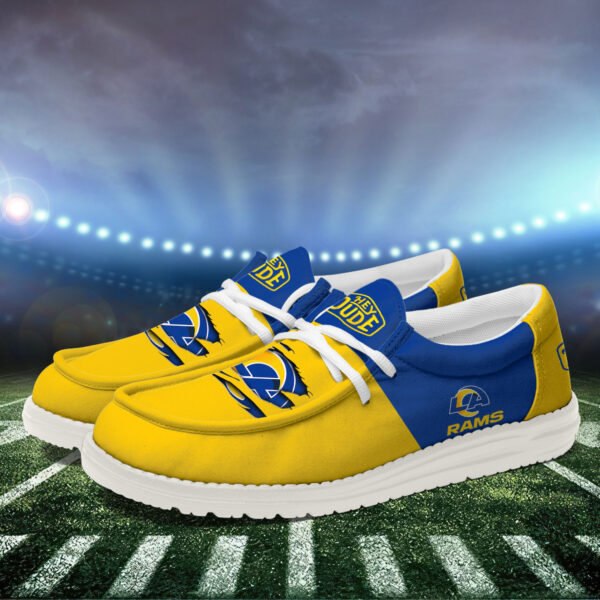Tubopro Los Angeles Rams Personalized Hey Dude Shoes For Men And Women - Image 2
