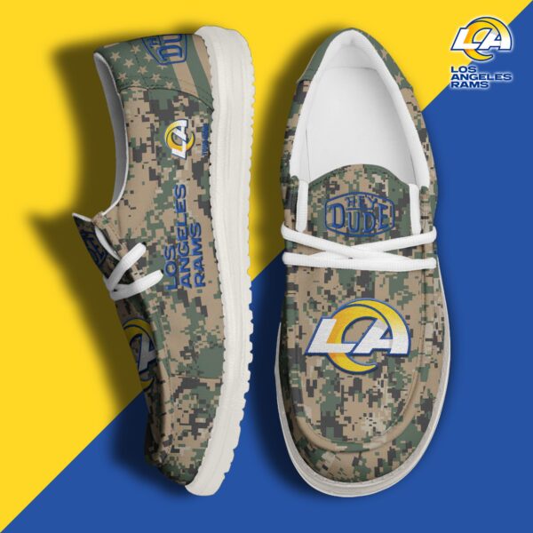 Tubopro Los Angeles Rams Personalized Hey Dude Shoes For Men And Women