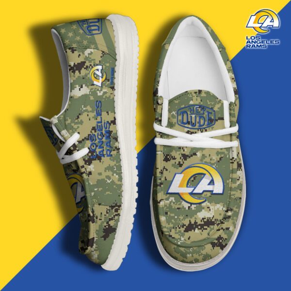 Tubopro Los Angeles Rams Personalized Hey Dude Shoes For Men And Women