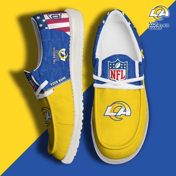 Tubopro Los Angeles Rams Personalized Hey Dude Shoes For Men And Women