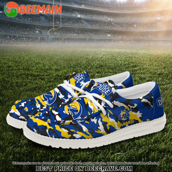 Tubopro Los Angeles Rams Personalized Hey Dude Shoes For Men And Women - Image 2