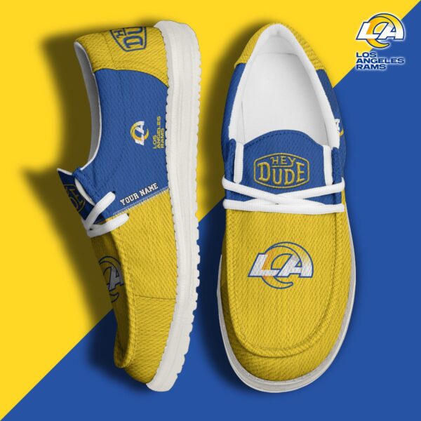 Tubopro Los Angeles Rams Personalized Hey Dude Shoes For Men And Women