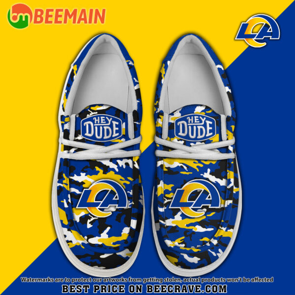Tubopro Los Angeles Rams Personalized Hey Dude Shoes For Men And Women