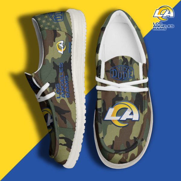 Tubopro Los Angeles Rams Personalized Hey Dude Shoes For Men And Women
