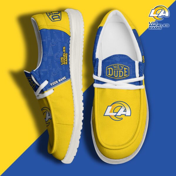 Tubopro Los Angeles Rams Personalized Hey Dude Shoes For Men And Women