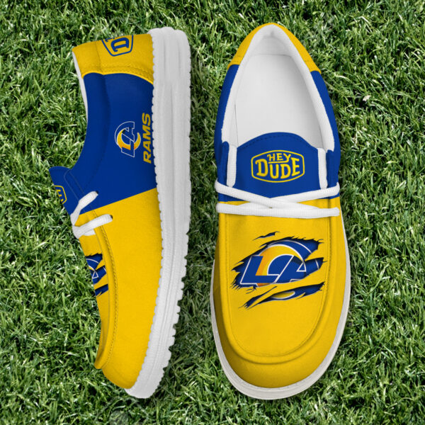Tubopro Los Angeles Rams Personalized Hey Dude Shoes For Men And Women