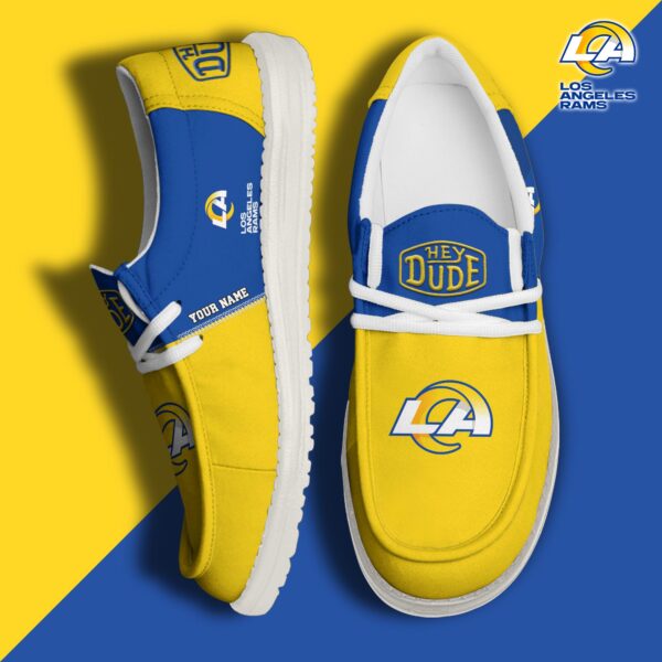 Tubopro Los Angeles Rams Personalized Hey Dude Shoes For Men And Women - Image 2