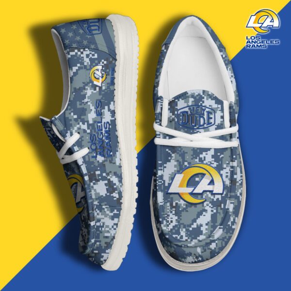 Tubopro Los Angeles Rams Personalized Hey Dude Shoes For Men And Women