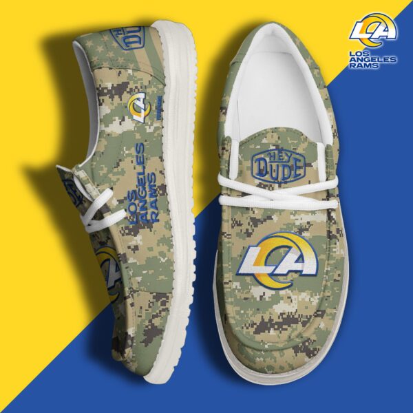 Tubopro Los Angeles Rams Personalized Hey Dude Shoes For Men And Women