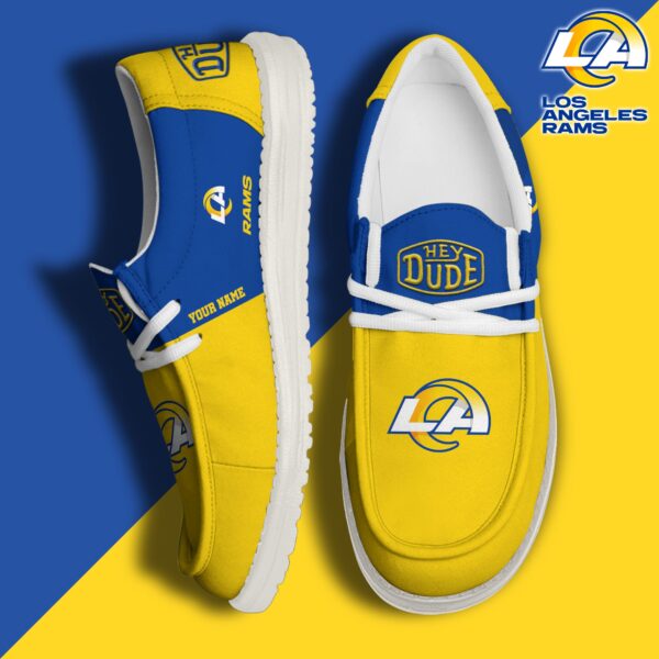Tubopro Los Angeles Rams Personalized Hey Dude Shoes For Men And Women