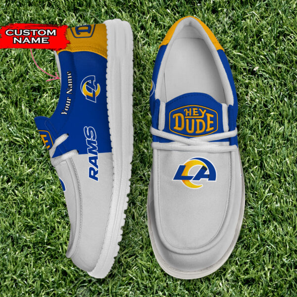 Tubopro Los Angeles Rams Personalized Hey Dude Shoes For Men And Women