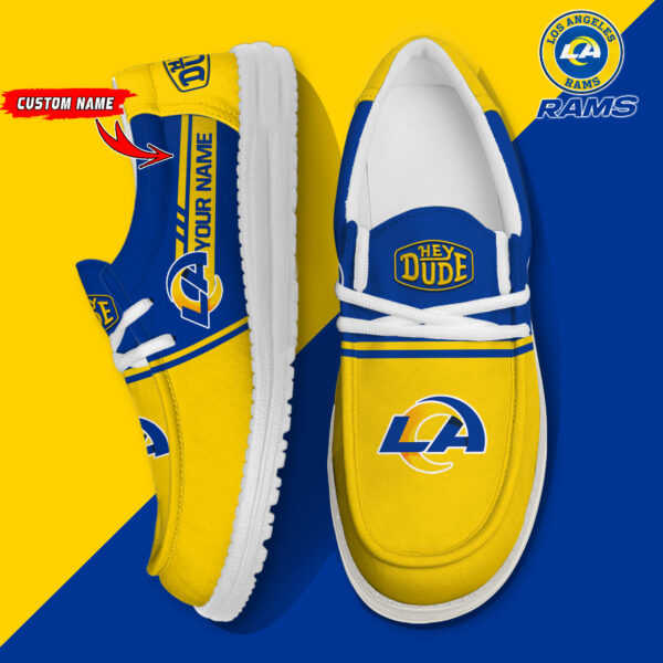 Tubopro Los Angeles Rams Personalized Hey Dude Shoes For Men And Women