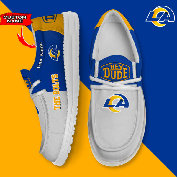 Tubopro Los Angeles Rams Personalized Hey Dude Shoes For Men And Women
