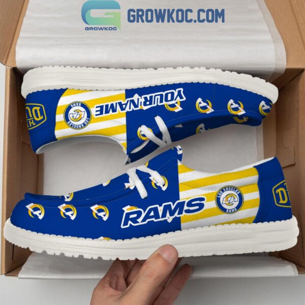 Tubopro Los Angeles Rams Personalized Hey Dude Shoes For Men And Women