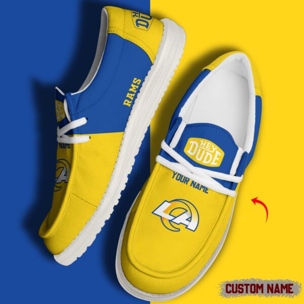 Tubopro Los Angeles Rams Personalized Hey Dude Shoes For Men And Women