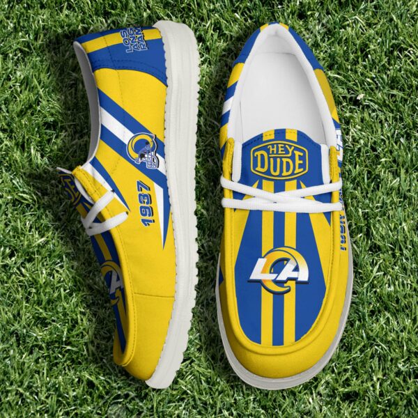 Tubopro Los Angeles Rams Personalized Hey Dude Shoes For Men And Women