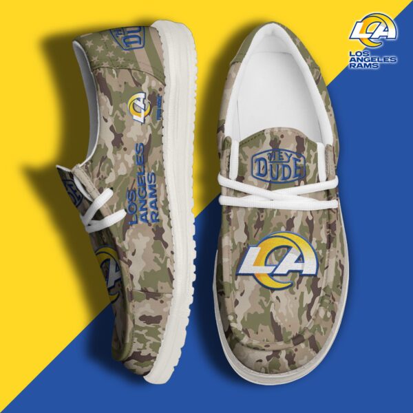 Tubopro Los Angeles Rams Personalized Hey Dude Shoes For Men And Women