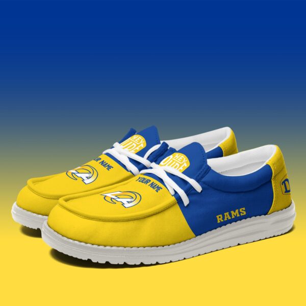 Tubopro Los Angeles Rams Personalized Hey Dude Shoes For Men And Women - Image 3