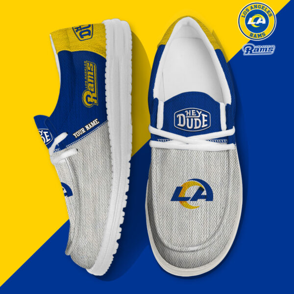 Tubopro Los Angeles Rams Personalized Hey Dude Shoes For Men And Women