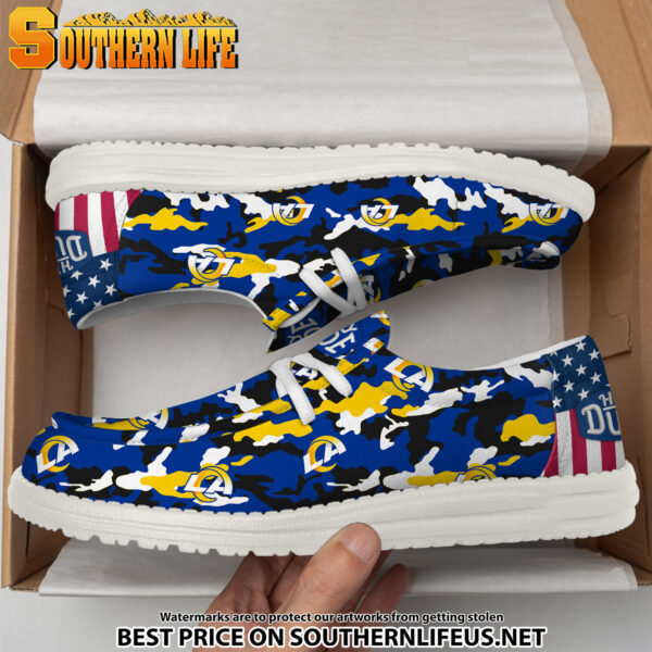Tubopro Los Angeles Rams Personalized Hey Dude Shoes For Men And Women - Image 4