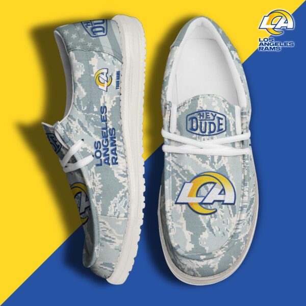 Tubopro Los Angeles Rams Personalized Hey Dude Shoes For Men And Women
