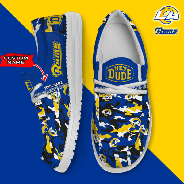Tubopro Los Angeles Rams Personalized Hey Dude Shoes For Men And Women