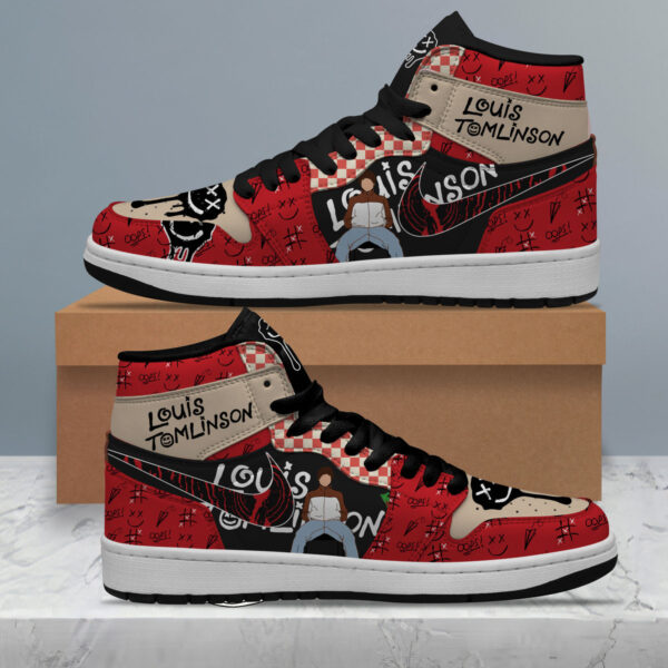 Tubopro Louis Tomlinson AJ1 High Sneakers Shoes For Men And Women - Image 3