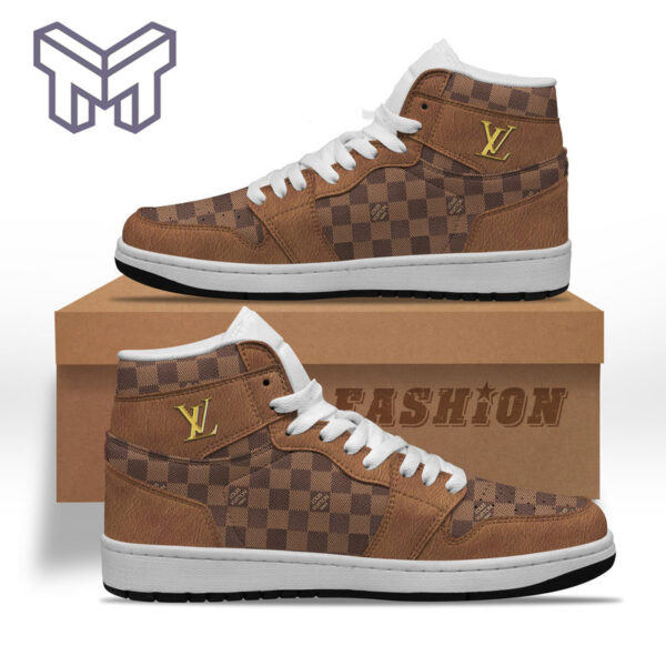 Tubopro Louis Vuitton AJ1 High Sneakers Shoes For Men And Women