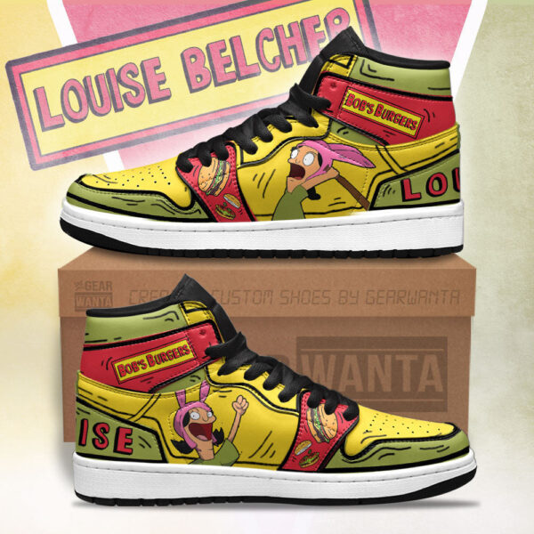 Tubopro Louise Bobs Burger AJ1 High Sneakers Shoes For Men And Women