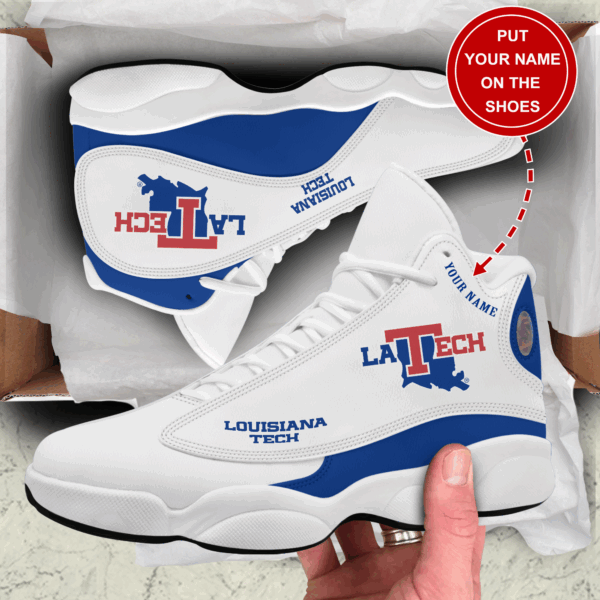 Tubopro Louisiana Tech Bulldogs AJ13 Sneakers Shoes For Men And Women