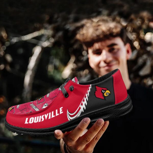 Tubopro Louisville Cardinals Hey Dude Shoes For Men And Women - Image 4