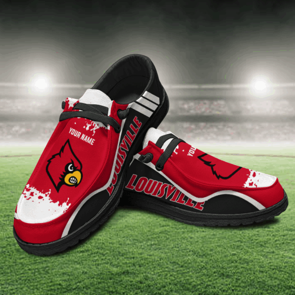 Tubopro Louisville Cardinals Hey Dude Shoes For Men And Women - Image 2